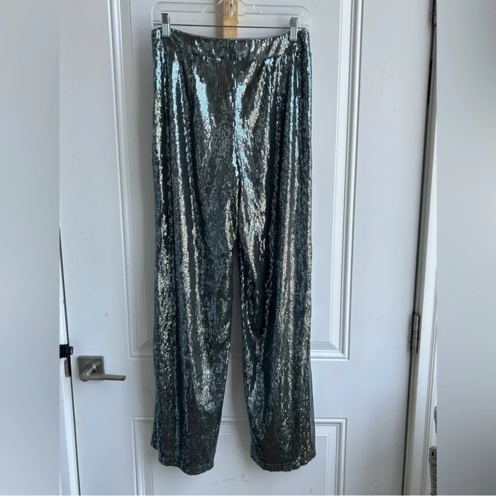 A New Day | Wide leg sequin pants NWT | women’s size 6 - Picture 6 of 6